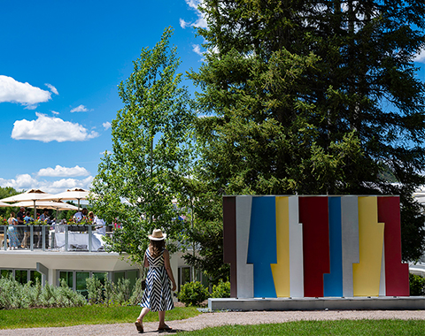 outdoor art installation