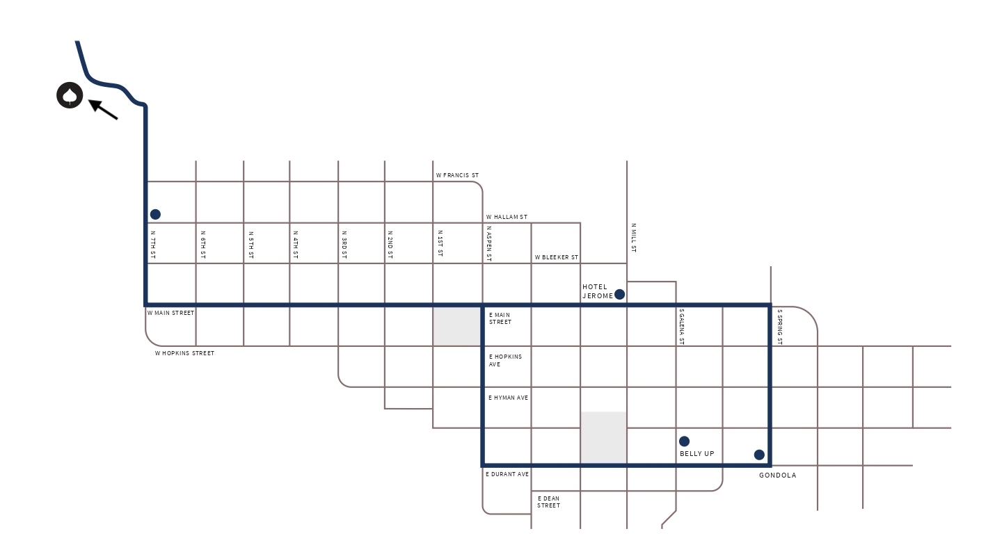 Town Shuttle Operating Hours and Route Map